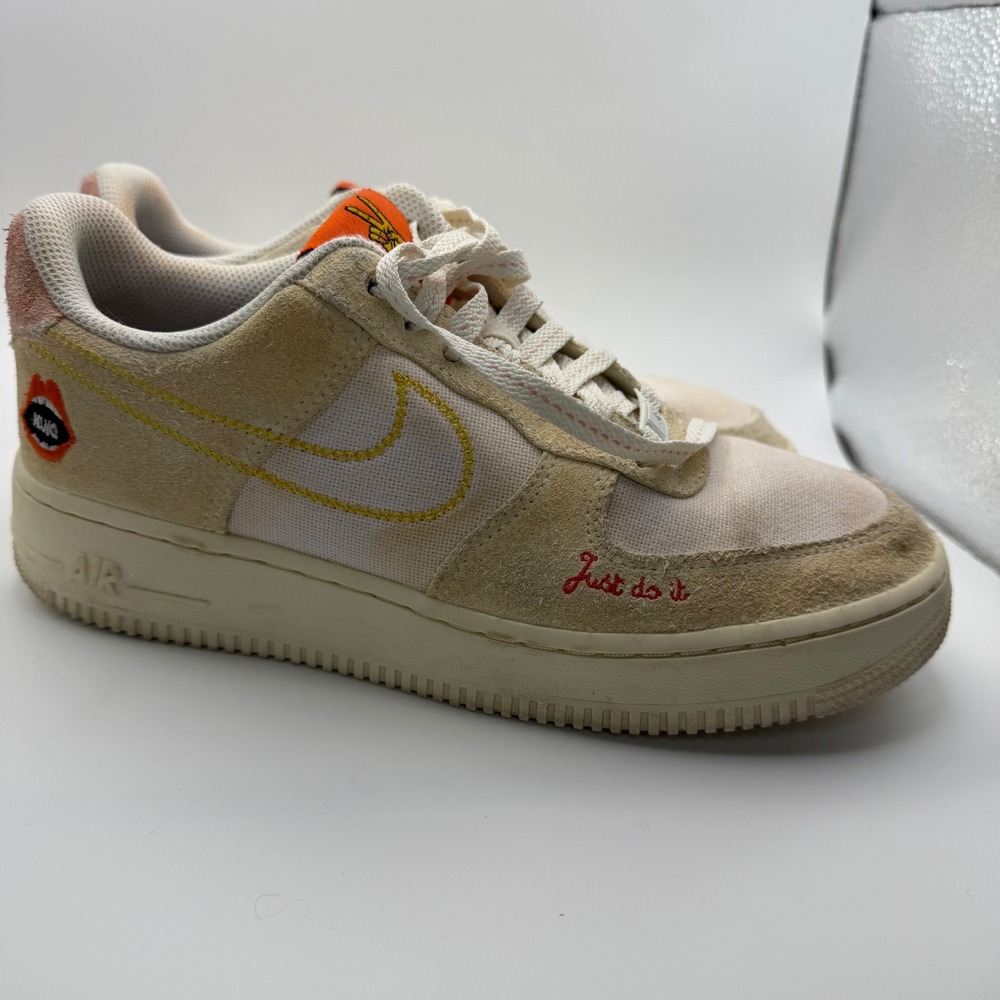 Women's NIKE AIR FORCE 1 Rock N Roll Low QS Sneakers Shoe Suede Y2K SZ 8 - Picture 2 of 10